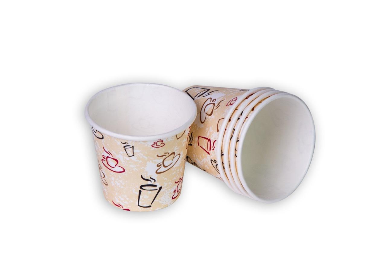 Стакан одноразовий, паперовий, 100 мл